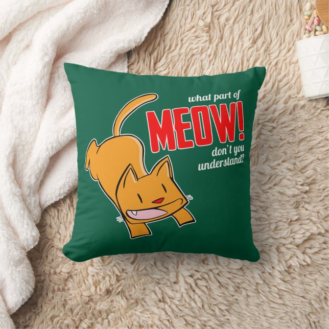What part of meow don't you understand? cushion (Blanket)