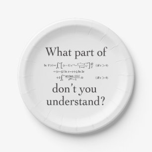 What Part of... Paper Plate