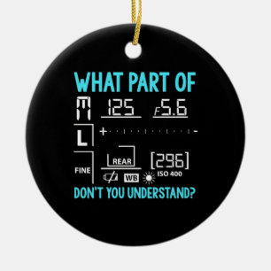 What Part Of Photographer Ceramic Tree Decoration