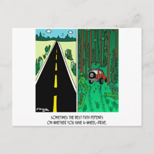 What Path Will You Take? Postcard
