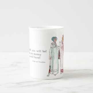 What pin-money you will have! - Pride & Prejudice Bone China Mug