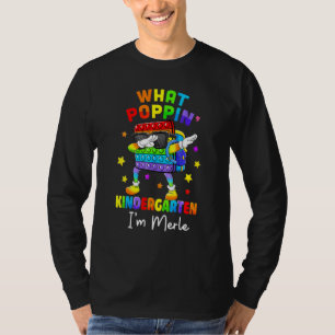 What Poppin Kindergarten Back To School Boys Kids T-Shirt