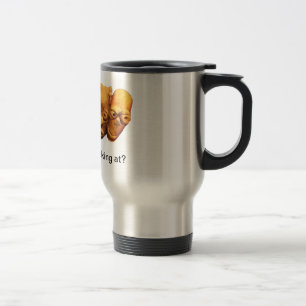 What R U looking at Travel Mug