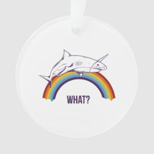 What rainbow shark ornament