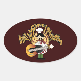 What’s-a-cooking-good-a-looking Oval Sticker