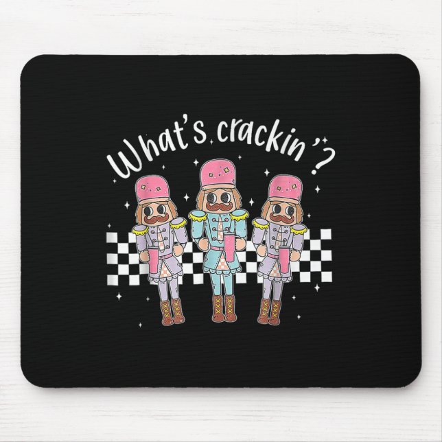 What’s Crackin Nutcracker Stanley Tumbler Boojee C Mouse Mat (Front)
