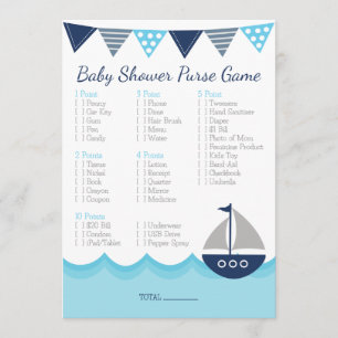 What’s in Your Purse? – Sailor Baby Shower Game Pr Programme