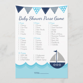 What’s in Your Purse? – Sailor Baby Shower Game Pr Programme