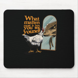 What S Most Is How You See Yourself Sticker  Mouse Mat