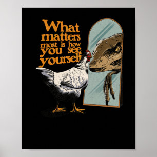 What S Most Is How You See Yourself Sticker Poster