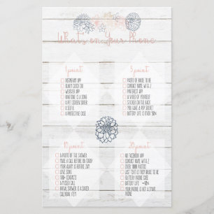 What’s on your Phone Navy Blush Bridal Shower Game
