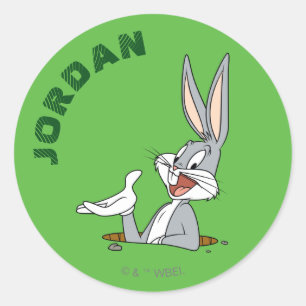 WHAT’S UP DOC?™ BUGS BUNNY™ Rabbit Hole Classic Round Sticker