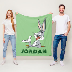 WHAT’S UP DOC?™ BUGS BUNNY™ Rabbit Hole Fleece Blanket