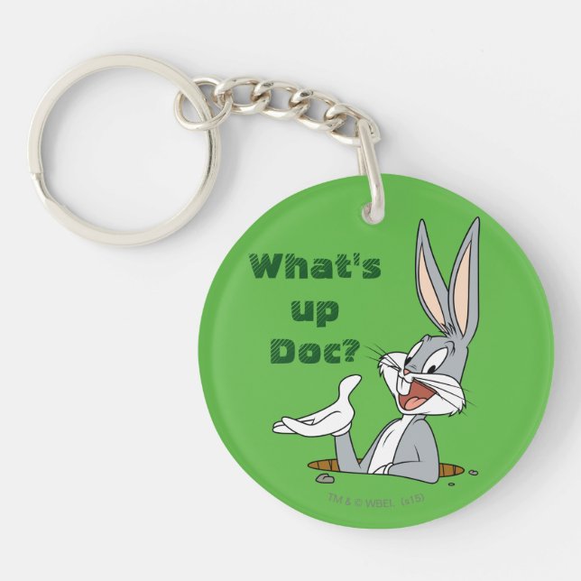WHAT’S UP DOC?™ BUGS BUNNY™ Rabbit Hole Key Ring (Front)
