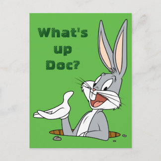 WHAT’S UP DOC?™ BUGS BUNNY™ Rabbit Hole Postcard