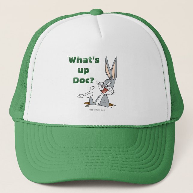 WHAT’S UP DOC?™ BUGS BUNNY™ Rabbit Hole Trucker Hat (Front)