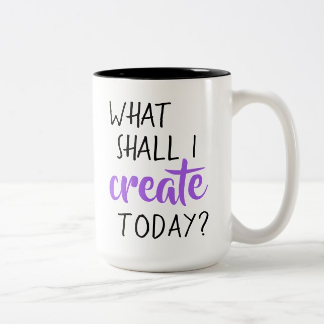 What Shall I Create Today? Coffee Mug (Right)