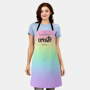 What Shall I Create Today? Rainbow Apron