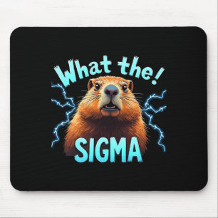 What Sigma Meme Vintage Woodchuck For Ground-hog L Mouse Mat