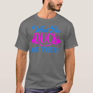 What The Duck Are They Twins Gender Reveal T-Shirt