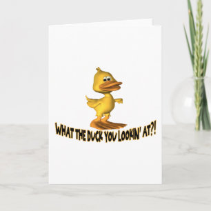 What The Duck Card