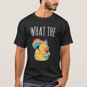 What The Duck Duck Unicorn LGBTQ Rubber Duck Erpel T-Shirt