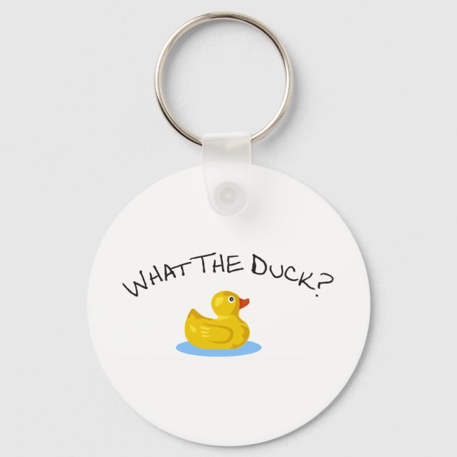 What the Duck Key Ring (Front)