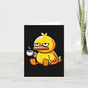 What The Duck Owner I Love Ducks Lover Funny Rubbe Card