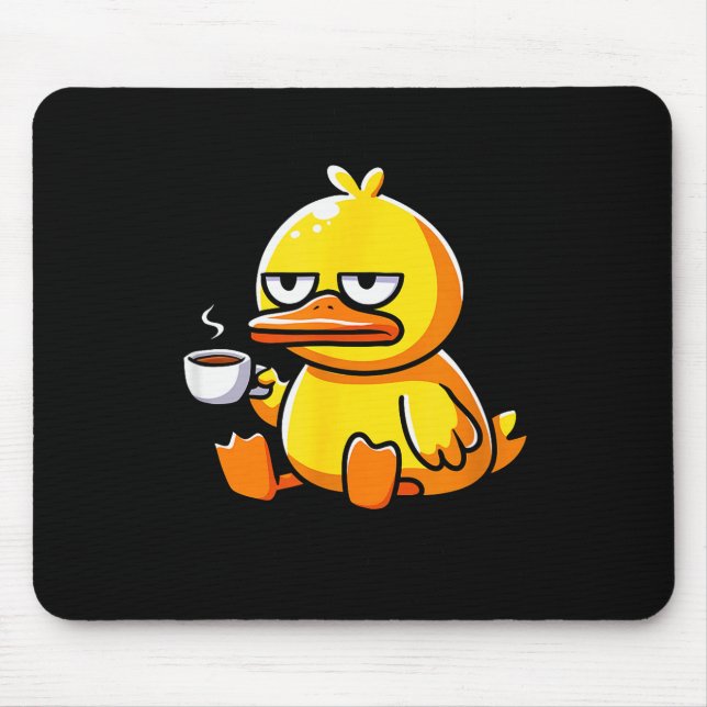 What The Duck Owner I Love Ducks Lover Funny Rubbe Mouse Mat (Front)