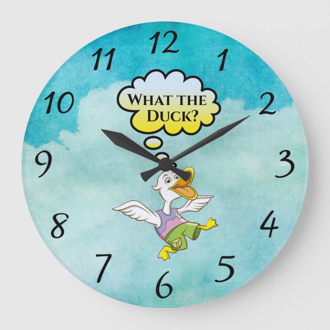 What the Duck? Wall Clock (Front)