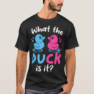 What The Ducks Is It Baby Gender Reveal Party Baby T-Shirt