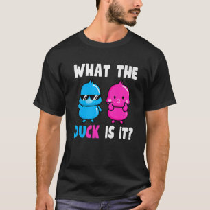 What the ducks is it Baby Gender reveal party baby T-Shirt
