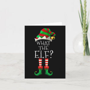 What The Elf Christmas Family Matching Group Fun Card