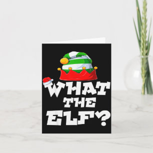 What The Elf _ Family Matching Christmas Group Paj Card