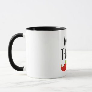 What the Elf Funny Christmas Elf Santa Claus Mug