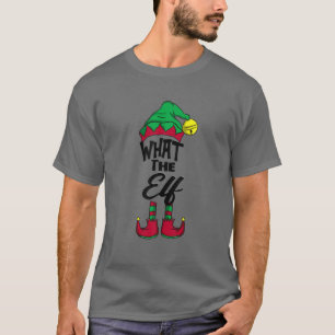 What The Elf Matching Christmas Family Pyjamas Pj T-Shirt