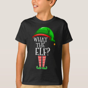 What The Elf Matching Family Christmas Gift Outfit T-Shirt