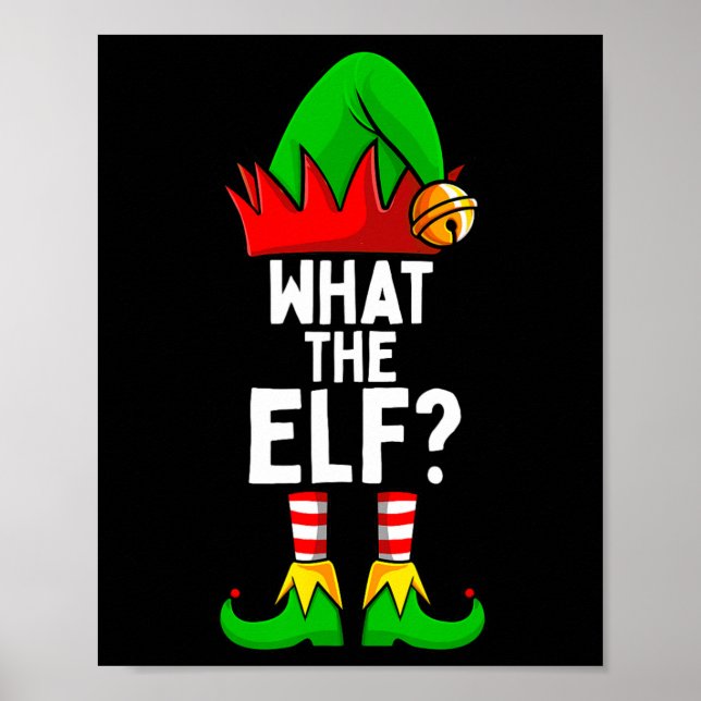What The Elf Matching Family Christmas  Poster (Front)