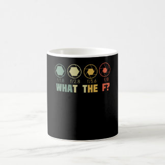 What The F? Photography Funny Photographer Camera Coffee Mug
