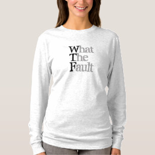 What the Fault Women's New Balance Long Sleeve T-Shirt