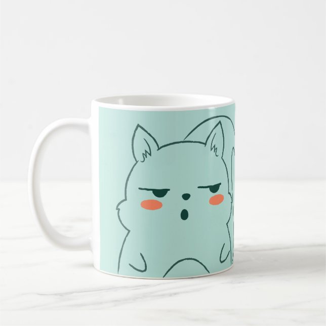 What the Fluff Cute & Quirky  Coffee Mug (Left)