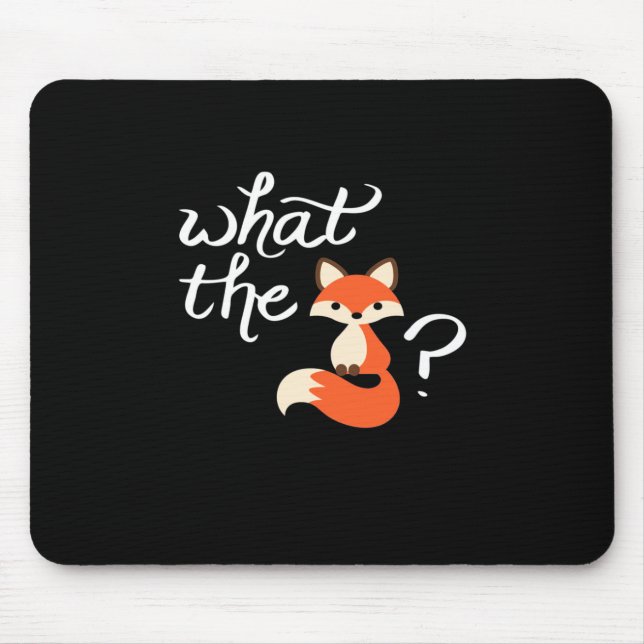 What The Fox Baby Mouse Mat (Front)