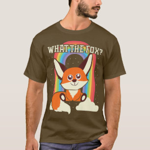 What The Fox Say Funny Fennec Foxes Animal Zookeep T-Shirt