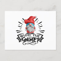 What The Gnome Funny Christmas Pun