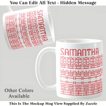 What The Heck Editable Hidden Message 153RW Slang 