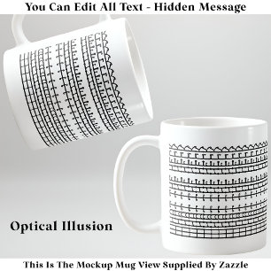What The Heck Hidden Message 132BW Funny Quote Coffee Mug