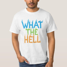 What The Hell Flame Typography