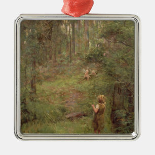 What the Little Girl Saw in the Bush, 1904 Metal Tree Decoration