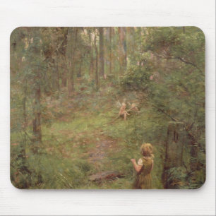 What the Little Girl Saw in the Bush, 1904 Mouse Mat