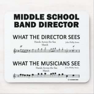 What the Middle School Band Sees Mouse Mat
